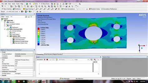 Ansys Tutorials For Begineers Ansys Static Structural Stretching A