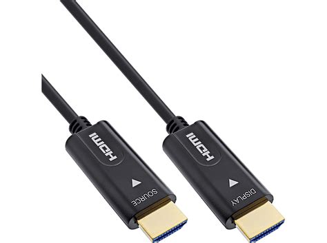 Inline Inline Hdmi Aoc Kabel High Speed Mit Ethernet K Hz Stecker