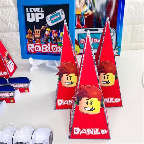 Kit Festa Em Casa S Um Bolinho Roblox Elo Produtos Especiais