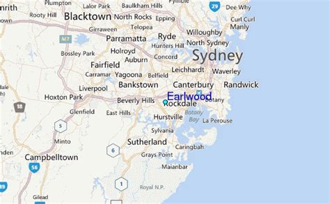 Earlwood Tide Station Location Guide