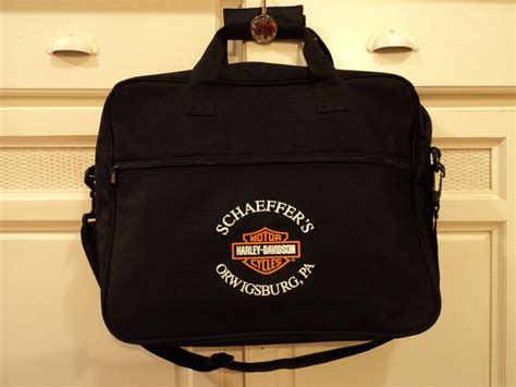 HARLEY-DAVIDSON MOTORCYCLES Messenger Bag Laptop Tote SCHAEFFER'S ...