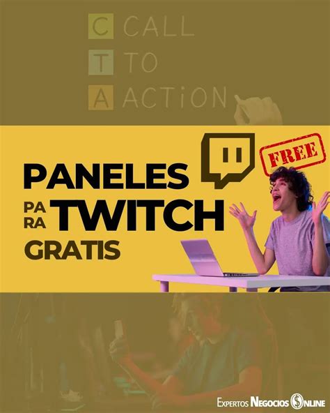 Como Hacer PANELES Para TWITCH Gratis Imagenes