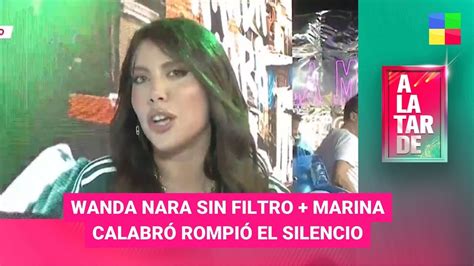 Wanda Nara sin filtro Marina Calabró rompió el silencio ALaTarde