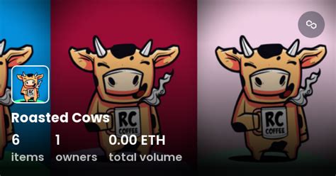 roasted cows collection opensea