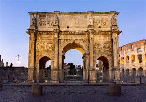 Arch Of Constantine Arco Di Constantino Near Colloseum Coliseum At