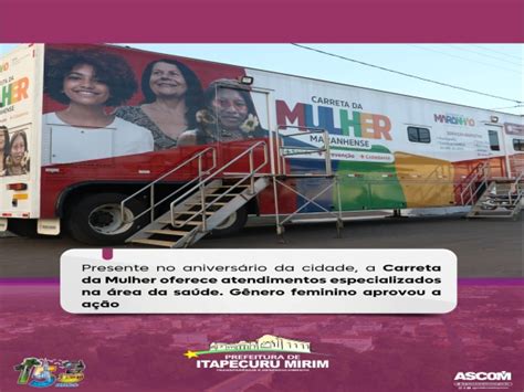 Carreta Da Mulher Realiza Mamografias Preventivos E Testes R Pidos Em