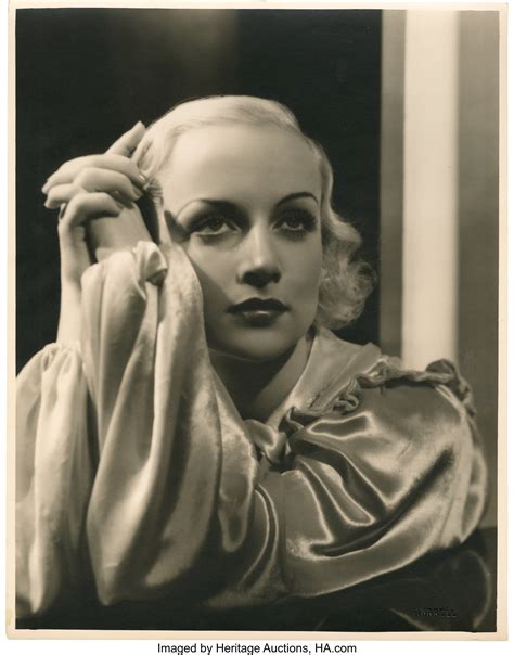 Carole Lombard By George Hurrell Mgm 1930s Portrait 10 75 X Lot