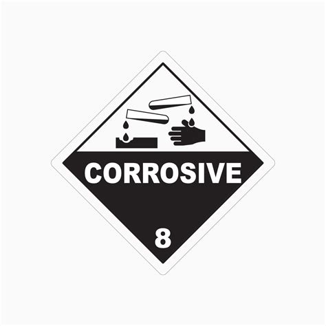 CORROSIVE 8 SIGN – Get signs