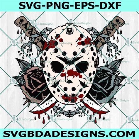 Jason Vorhees Svg Png Camp Crystal Lake Jason Svg