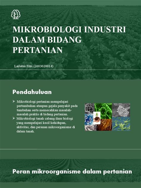 Mikrobiologi Pertanian Pdf