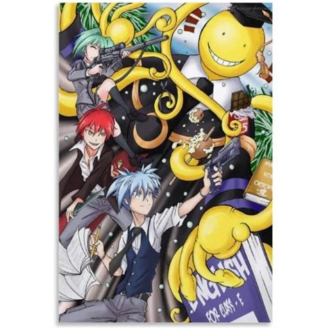 Ssin Anim233 Assassination Classroom Anime Poster Et Art Mural