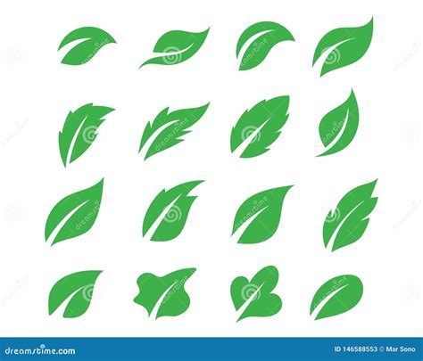 Logotipos De La Ecolog a Verde De La Hoja Del rbol Ilustración del