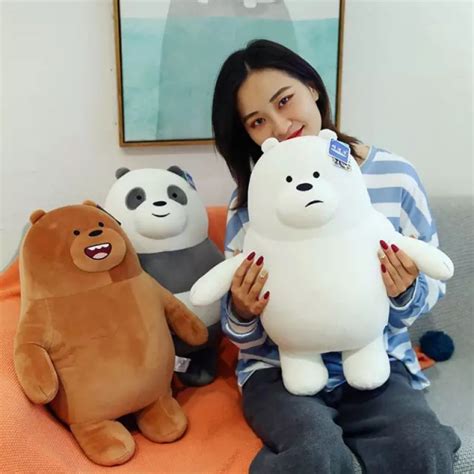 Jual Boneka We Bare Bears Boneka Grizzly Bare Bears Miniso Berdiri Lucu