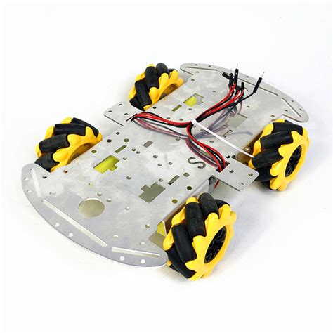 Online USA Store Mecanum Wheel Robot Kit 4WD Omnidirectional Wheels