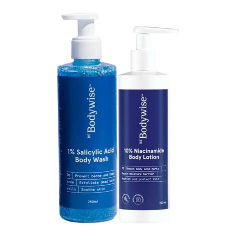 Buy Be Bodywise Back Acne Defense Kit 1 Salicylic Acid Body Wash