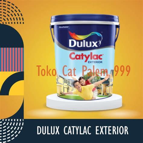 Promo Dulux Catylac Eksterior Putih Cat Tembok Luar Kg Galon