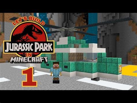 Helipad Helicopter Let S Build Jurassic Park In Minecraft