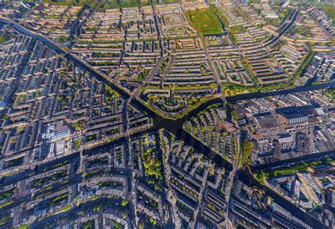 Aerial View Of Amsterdam The Netherlands Stock Image F039 2749