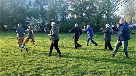 Training Tai Chi 楊氏太極拳 Yang 108 Form at Taijiquan He Yong Gan Apeldoorn