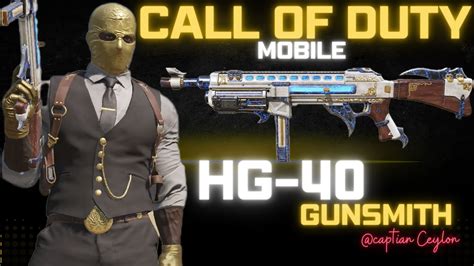 Best Guns In COD Mobile HG 40 Best Loadout For Mp Ranked