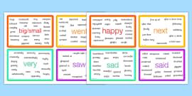 Said Synonyms Word Cards I Ready To Use Resources