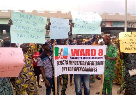 Protesters Storm Ogun Apc Secretariat Over Delegates List