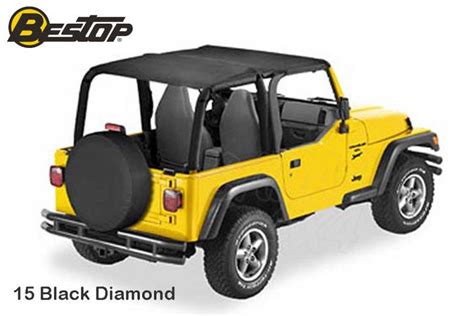 Safari Bikini Bestop Black Denim Colour For Jeep Wrangler TJ 96 02