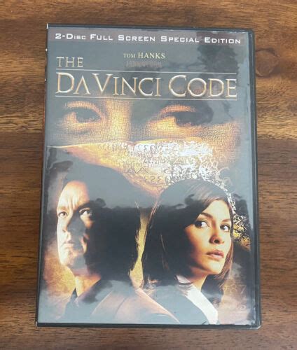 The DaVinci Code DVD 2006 2 Disc Set Special Edition Full Frame