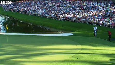 Tiger Woods 16th Hole Chip Shot Masters 2005 HD Video Dailymotion