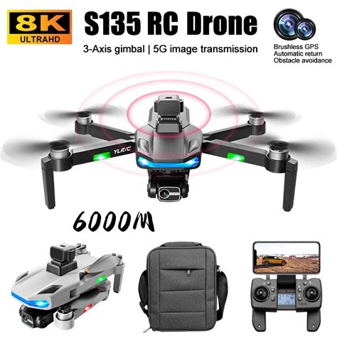 2024 S135 Pro Drone 8K Professions HD Dual Camera 5G FPV GPS Return