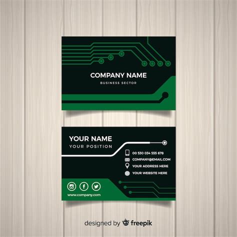 Technology Business Card Templates Free