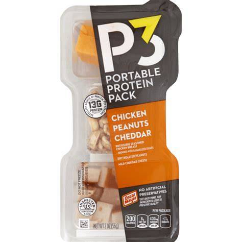 Oscar Mayer P Portable Protein Snack Pack With Chicken Peanuts