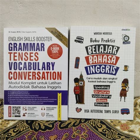 Paket Buku English Skills Grammar Tenses Vocabulary Conversation