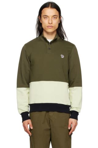 PS By Paul Smith Khaki Zebra Polo SSENSE