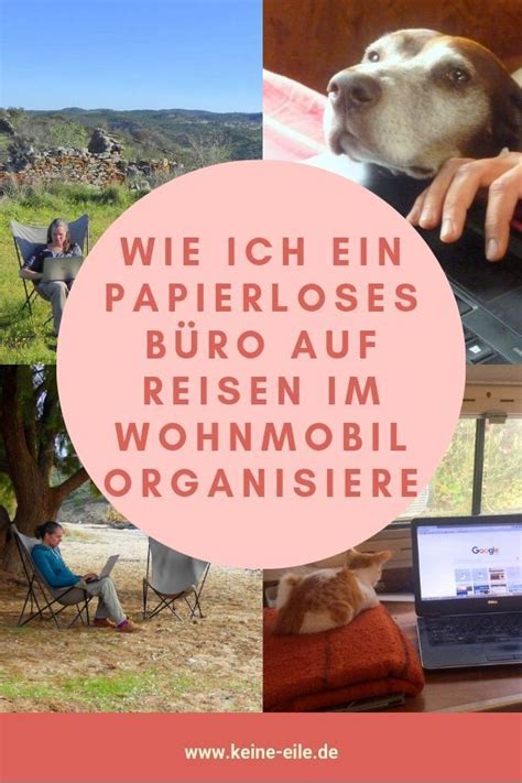 Papierloses Büro nicht nur im Wohnmobil Keine Eile Europe travel