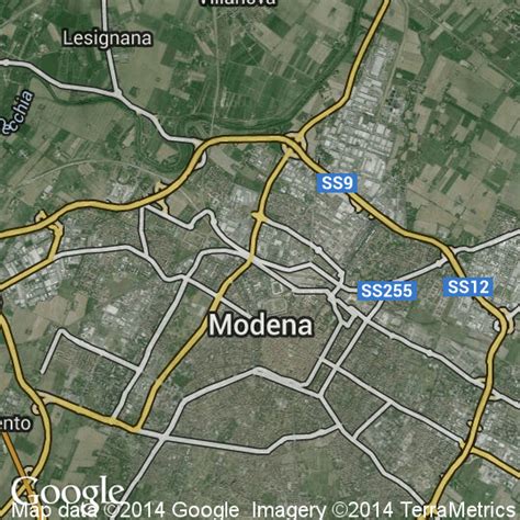 Mappa Di Modena Cartine Stradali E Foto Satellitari