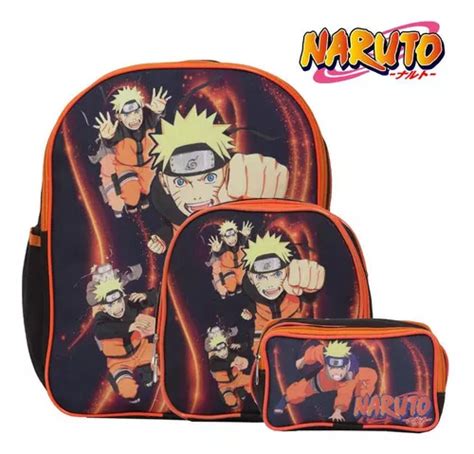 Mochila Escolar Toys U Infantil Kit Mochila Infantil Masculina Naruto