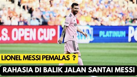 Inilah Alasan Lionel Messi Sering Berjalan Santai Ketika Bertanding