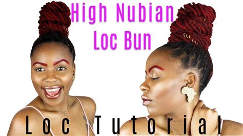 DIY High Loc Bun Loc Tutorial YouTube