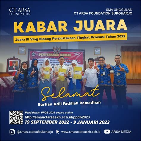 Siswa Sma Unggulan Ct Arsa Foundation Sukoharjo Meraih Juara Lomba