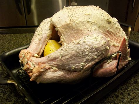 Roasted Turkey With Lemon And Sage Compound Butter Bobbi S Kozy Kitchen