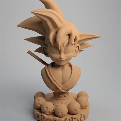 Dragon Ball Goku 3d Printed Model Stl 3d Printing Models Nico Robin Dragon Ball Goku Dragon