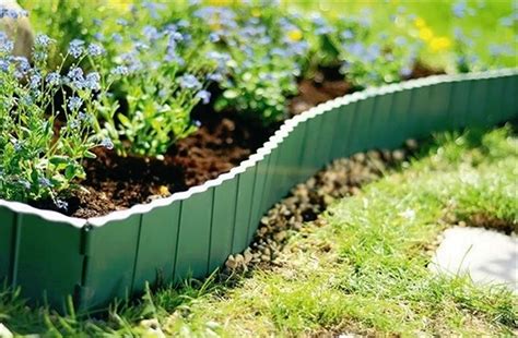 Plastic Garden Fence Panels Boarder Lawn Palisade Edge Patio Fencing