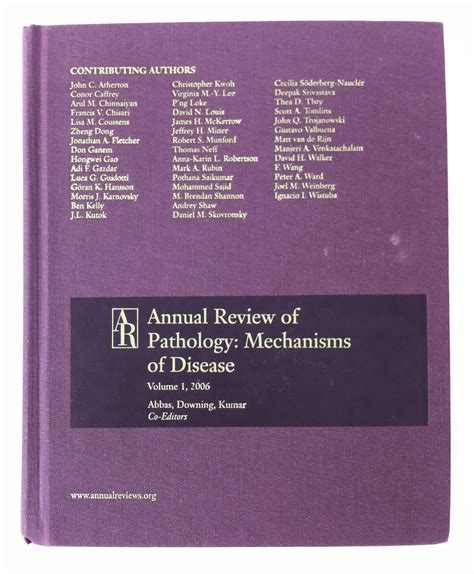 2006 Annual Review of Pathology: Mechanisms of Disease: 9780824343019 ...