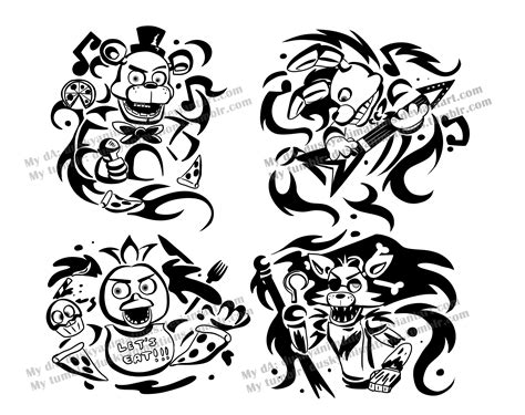 Fnaf 1 Tattoo Designs Rfivenightsatfreddys