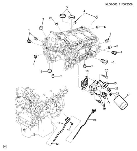 Captiva C100 Engine Asm 3 2l V6 Part 1 Cyl Block Related Parts Chevrolet Epc Online