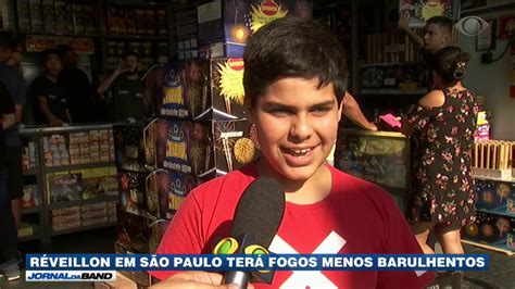 Réveillon em São Paulo tem fogos menos barulhentos YouTube