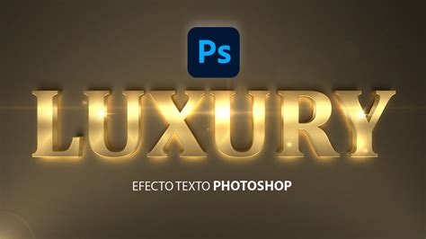 Como Hacer Letras Oro Photoshop Aprende Facil