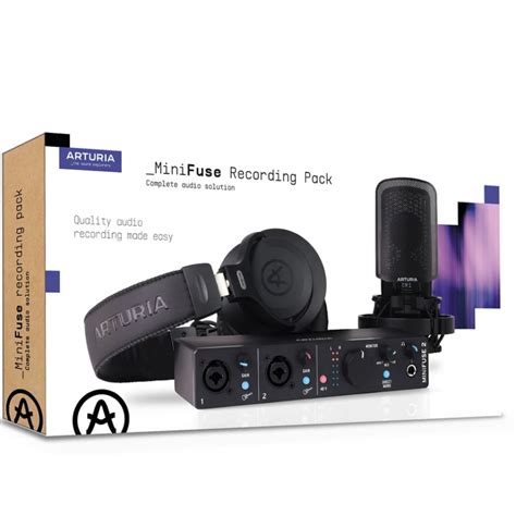 Comprar ARTURIA MINIFUSE RECORDING PACK BLACK 289 PROFESIONAL DJ