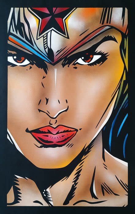 F R Warrior Call We Spray Wonder Woman Catawiki